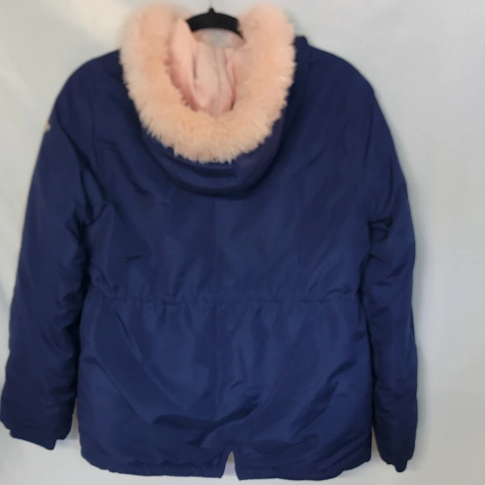 OshKosh B'gosh Navy Parka With Pink Fur